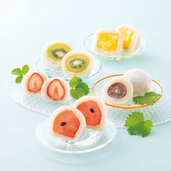 一心堂 完熟フルーツ大福 摘みたて菓実9個詰合せ
