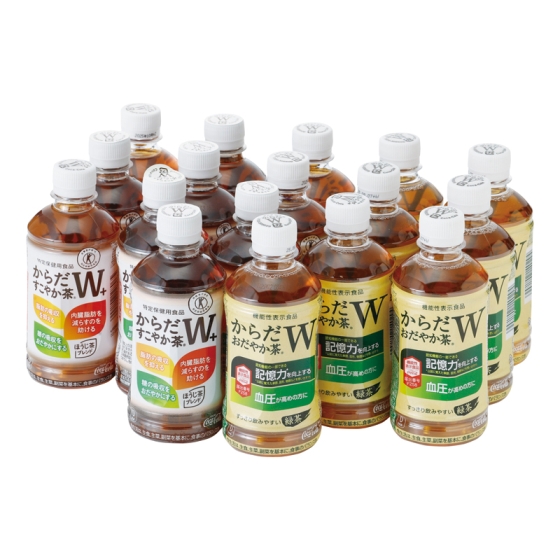 日本コカ・コーラ からだすこやか茶セW＋・からだおだやか茶W詰合せ