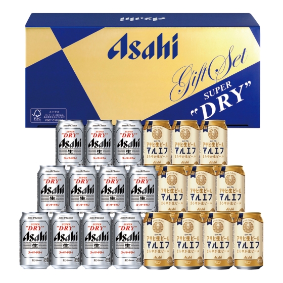 アサヒスーパードライ・アサヒ生ビール詰合せ