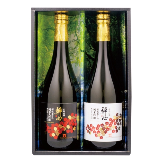 広島 醉心山根本店 「醉心 超軟水仕込の粋」 吟醸飲みくらべ詰合せ