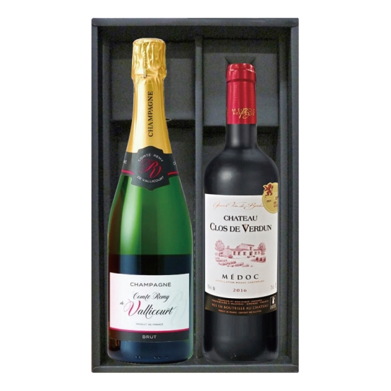 フランス シャンパーニュ＆ボルドー金賞受賞赤ワイン 詰合せ