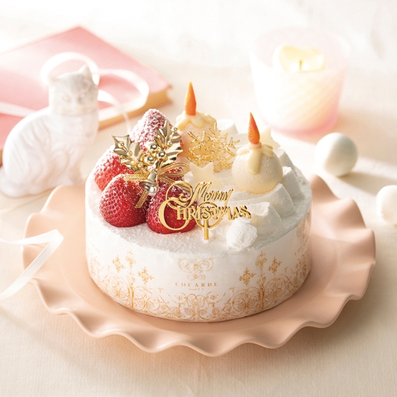 コカルド あまおう苺のクリスマスキャンドル5号