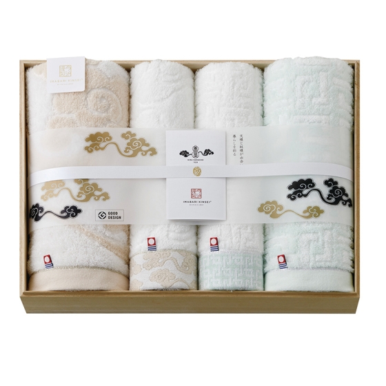 唐長文様タオルセット