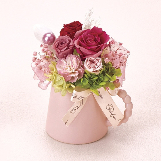 プリザーブドフラワー　ラテ