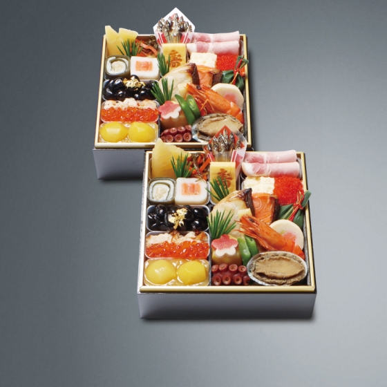 京・料亭 わらびの里 和風おせち二折