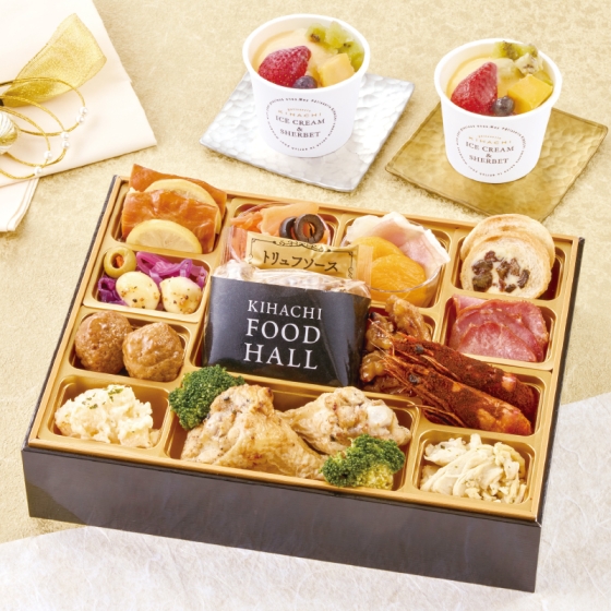 東京青山 KIHACHI FOOD HALL オードブル＆パフェアイス