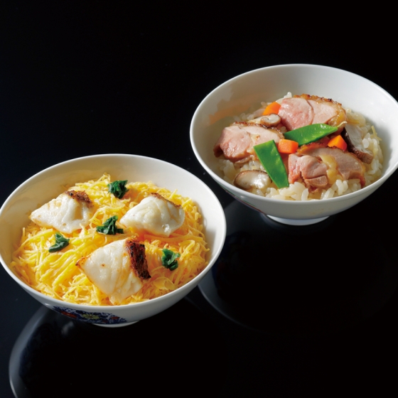 京都吉兆 贅沢御飯  鯛御飯・鶏御飯