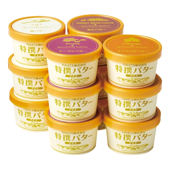 カルピス（株）特撰バター アイスアソートセット12個