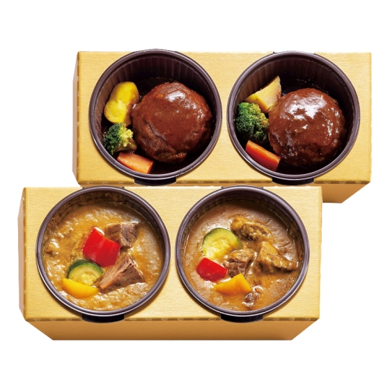 神戸のじぎく家 神戸牛ハンバーグ＆カレー