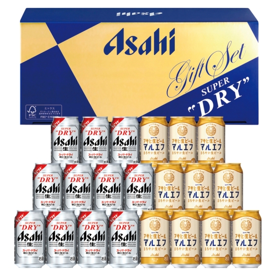 アサヒスーパードライ・アサヒ生ビール詰合せ