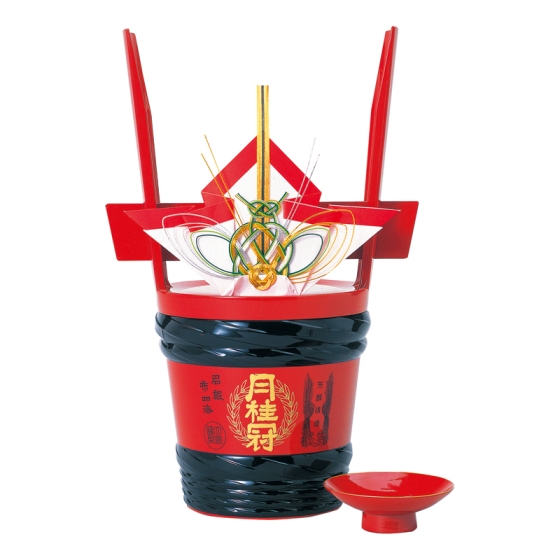 【希少】陶器製　飾り樽　日本酒樽　月桂冠樽　樽　酒飾り 月桂冠 特撰本醸造 角樽 - 京阪百貨店オンラインストア