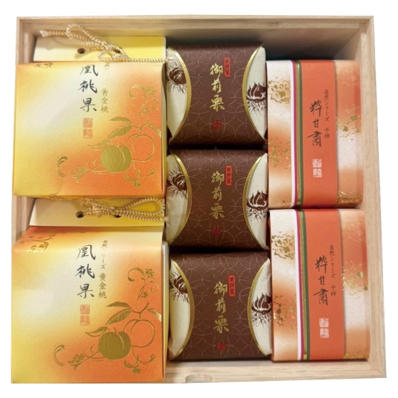 宗家 源 吉兆庵 凰桃果・粋甘粛・御前栗詰合せ