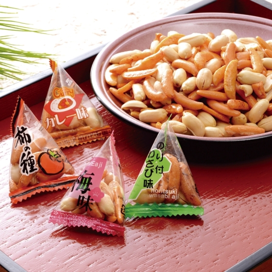 変り種の柿ピー詰合せ（缶入り）