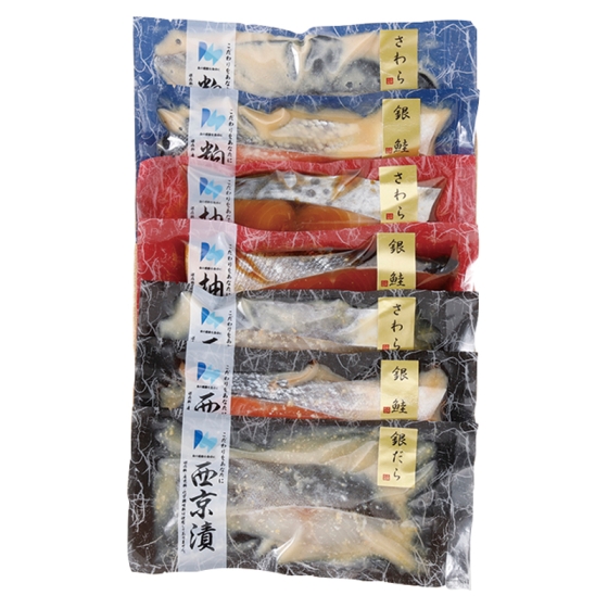 大阪 中央市場大商水産 漬魚詰合せ