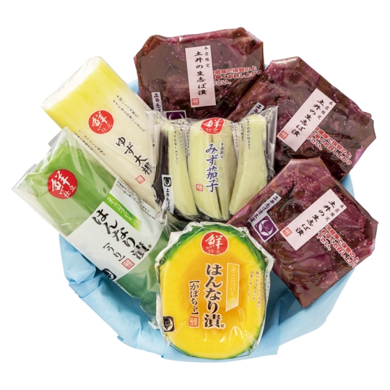 【※お届け期間：8月1日～8月5日】土井志ば漬本舗 新漬志ば漬と旬の浅漬け