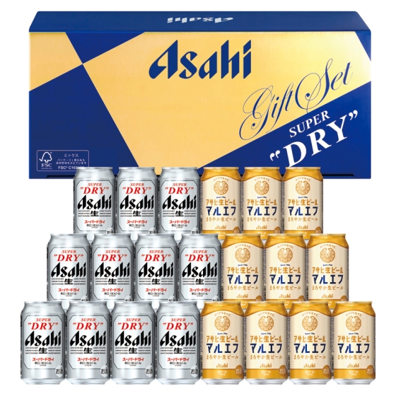 アサヒスーパードライ・アサヒ生ビール詰合せ