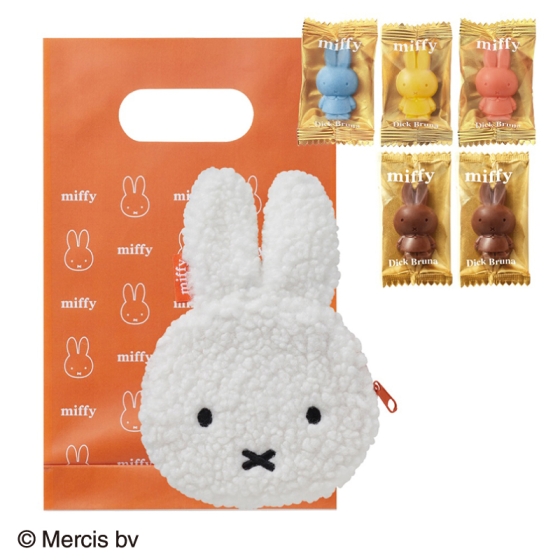 ミッフィーフェイスポーチ